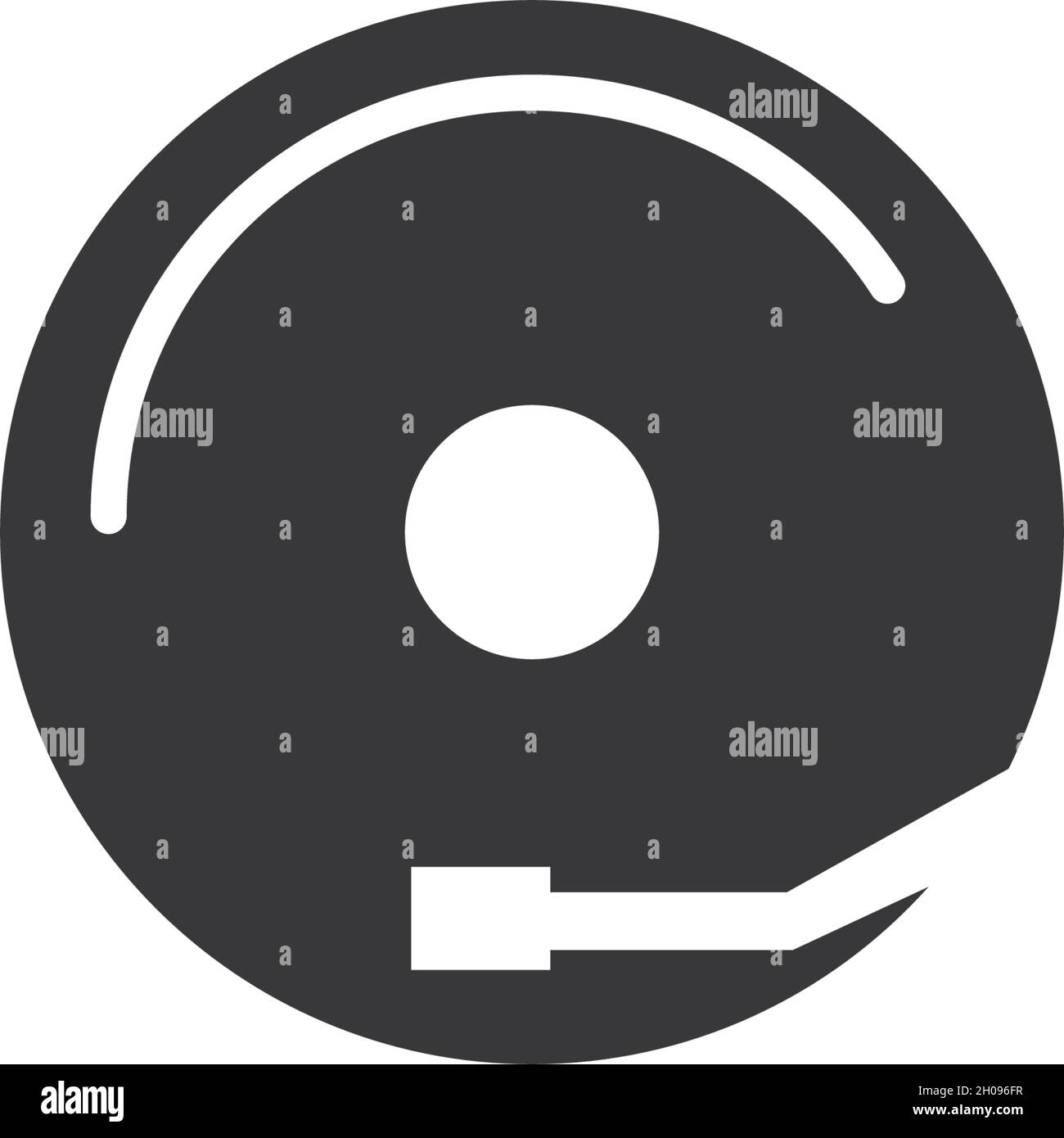 Vinyl music record icon vector template Stock Vector Image & Art Alamy