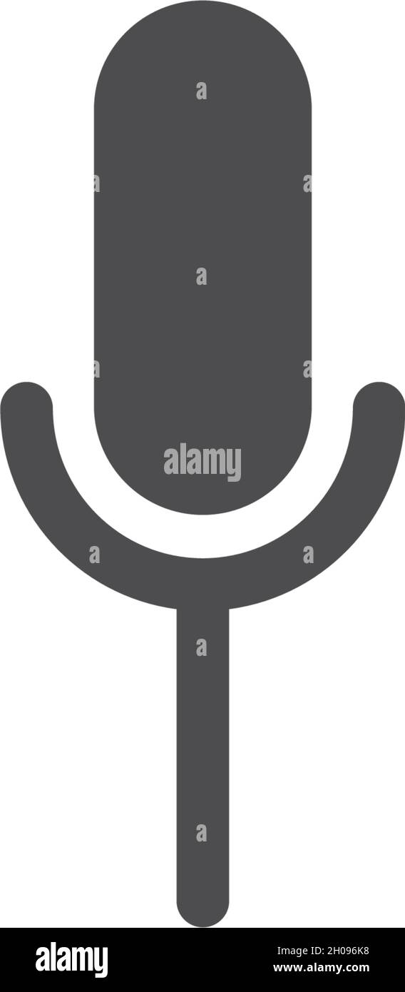microphone icon vector template flat design Stock Vector Image & Art ...