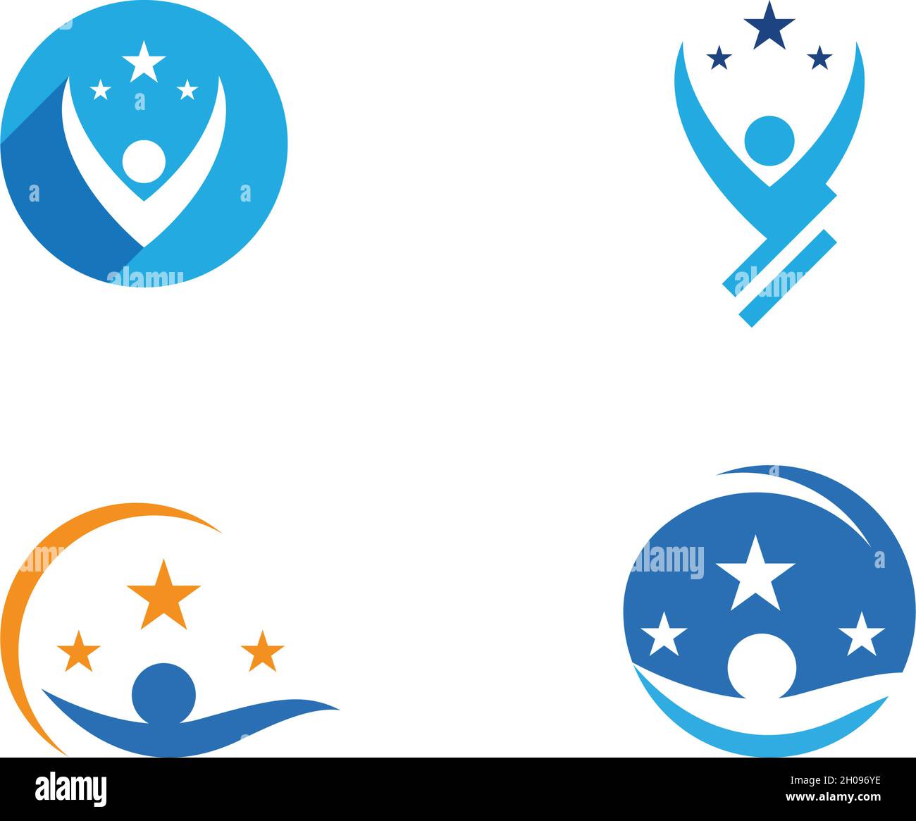success people logo vector template Stock Vector Image & Art - Alamy