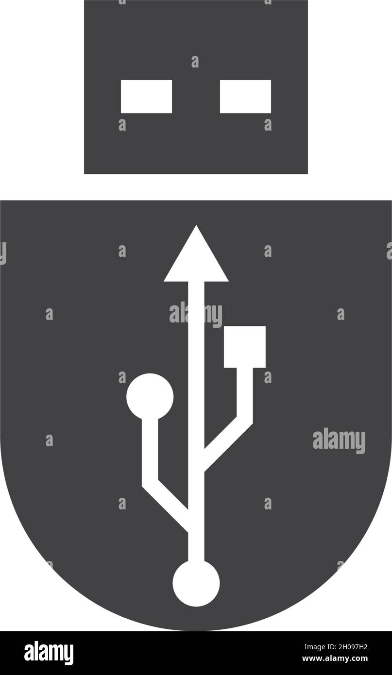 USB data transfer logo vector template Stock Vector Image & Art Alamy