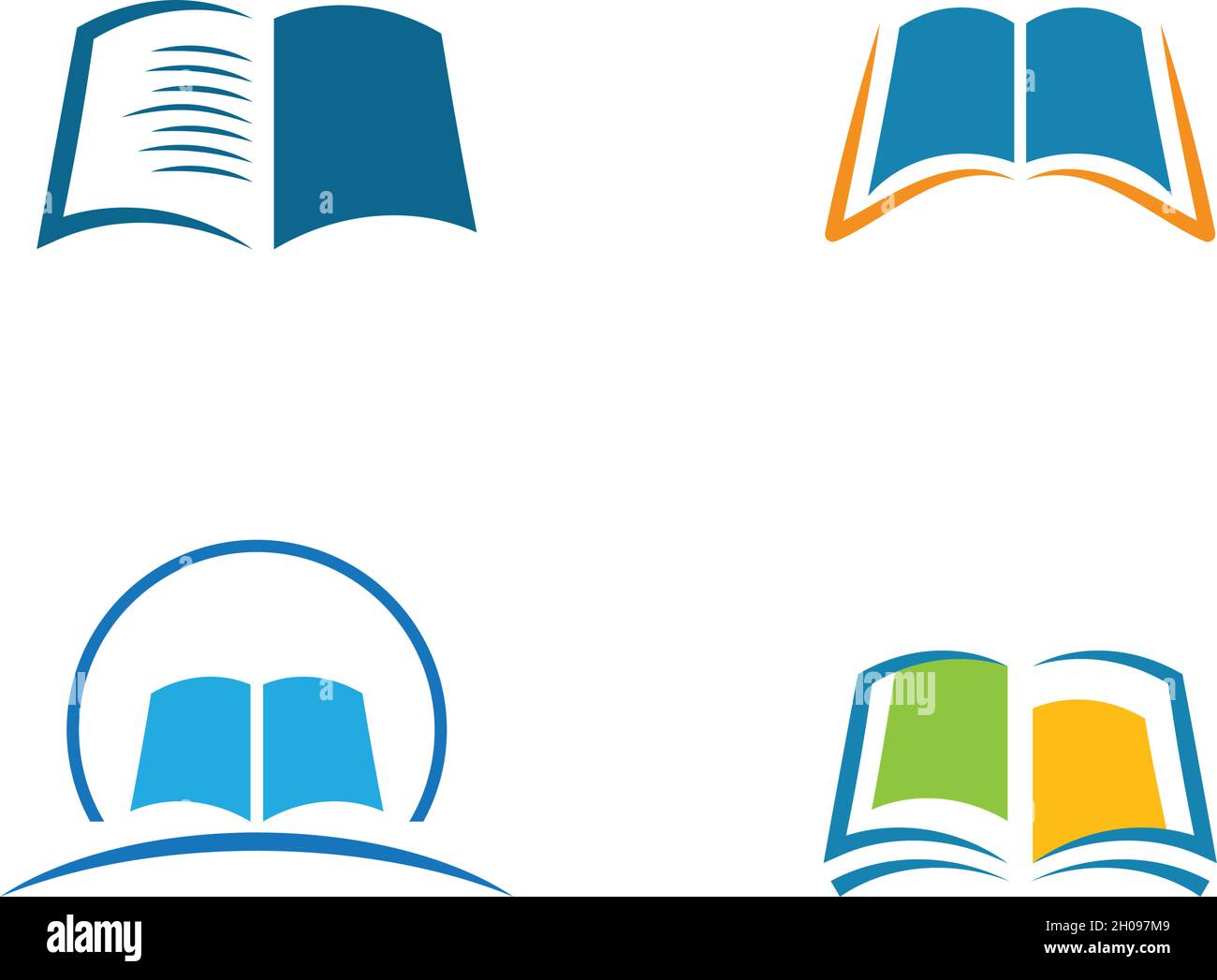 Book Logo Template vector Illustration design Stock Vector Image & Art ...