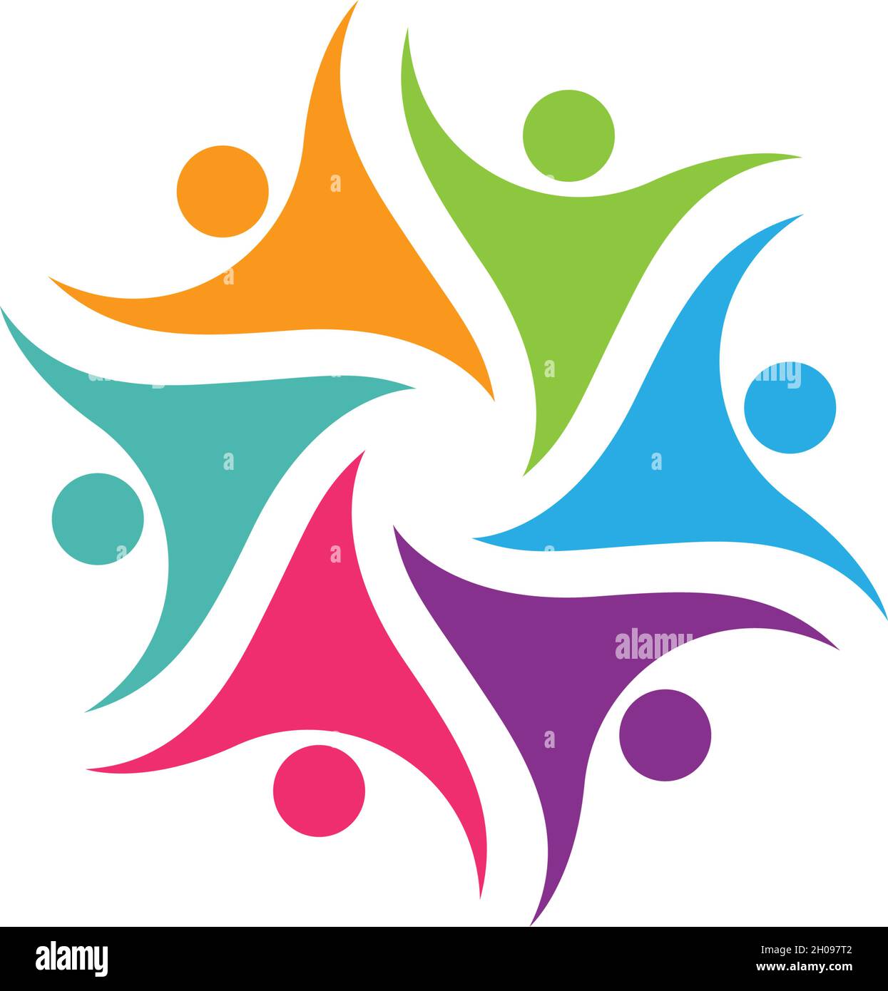 community care Logo template vector Stock Vector