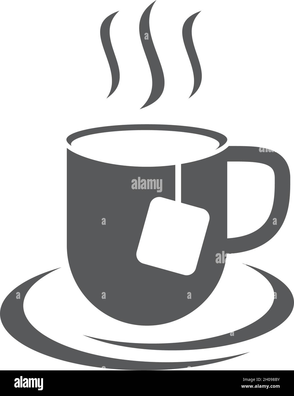 Tea logo vector icon template Stock Vector