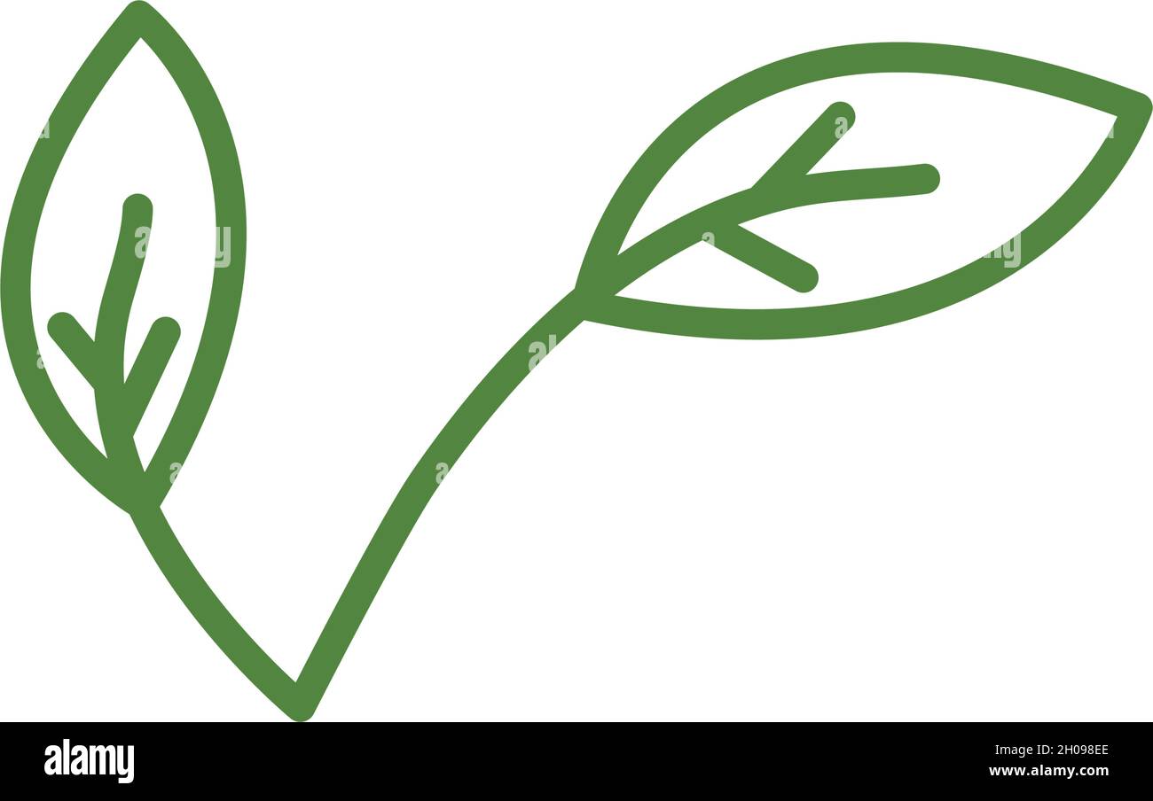 Green leaf logo ecology nature element vector Stock Vector Image & Art ...