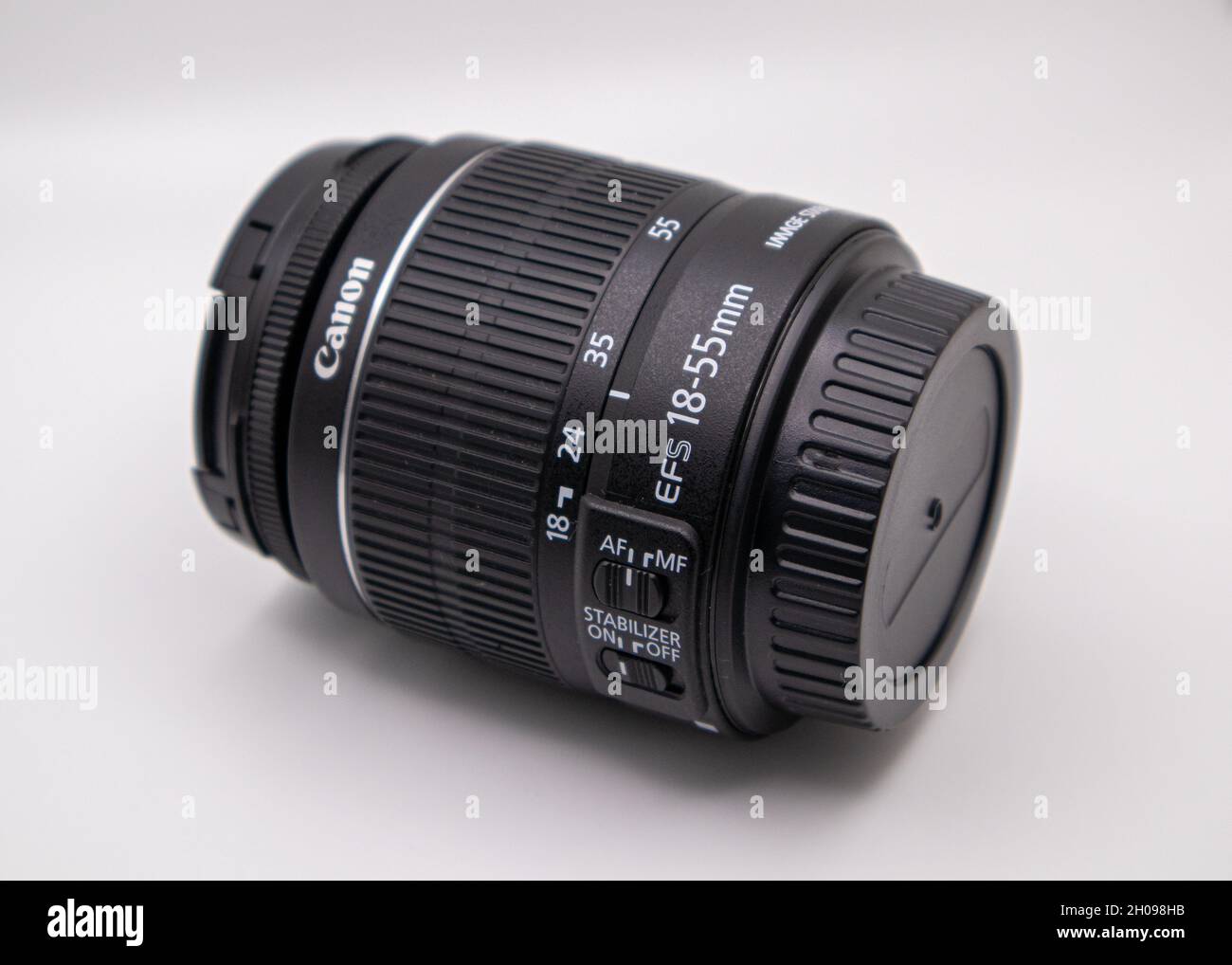 Camera lens Canon Stock Photo Alamy
