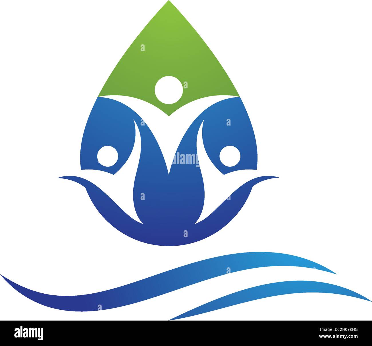 water drop Logo Template vector illustration design Stock Vector