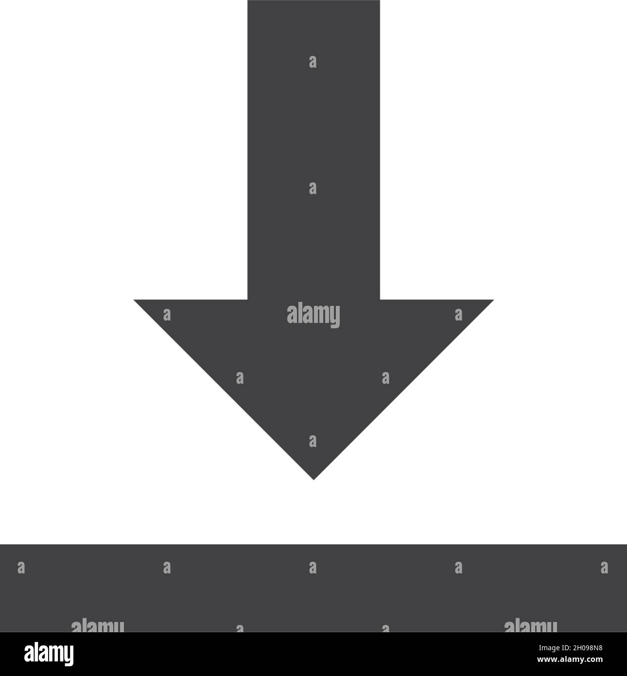 Download icon vector template Stock Vector