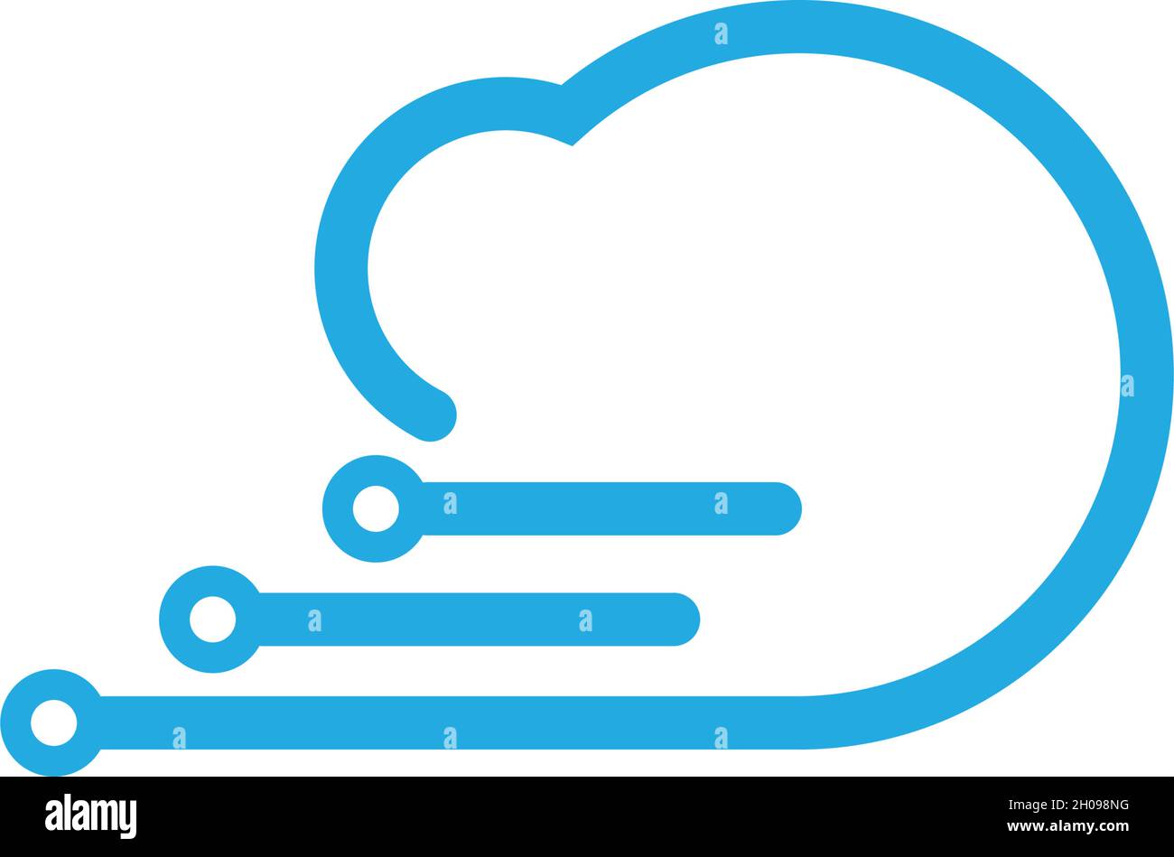 cloud technology logo vector template design Stock Vector Image & Art ...