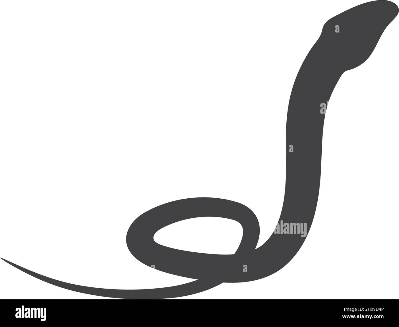 Snake logo vector ilustration template Stock Vector Image & Art - Alamy