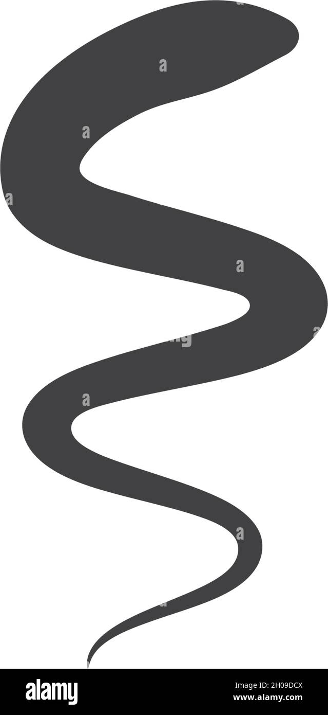 Snake logo vector ilustration template Stock Vector