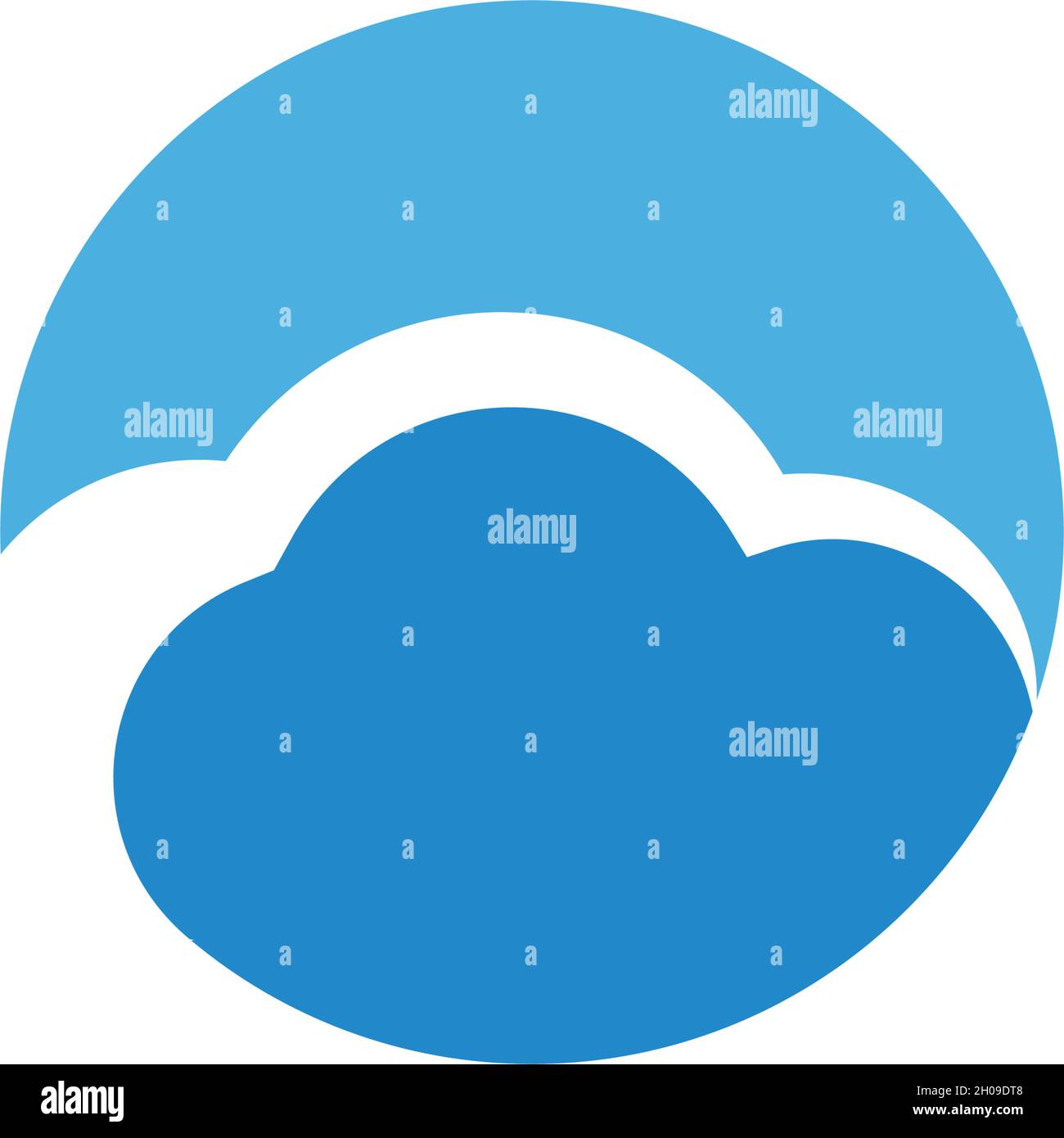 cloud logo vector icon template Stock Vector Image & Art - Alamy