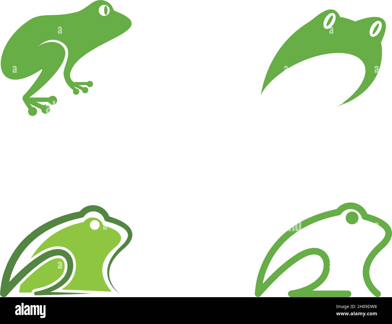 Frogs vector vectors hi-res stock photography and images - Alamy
