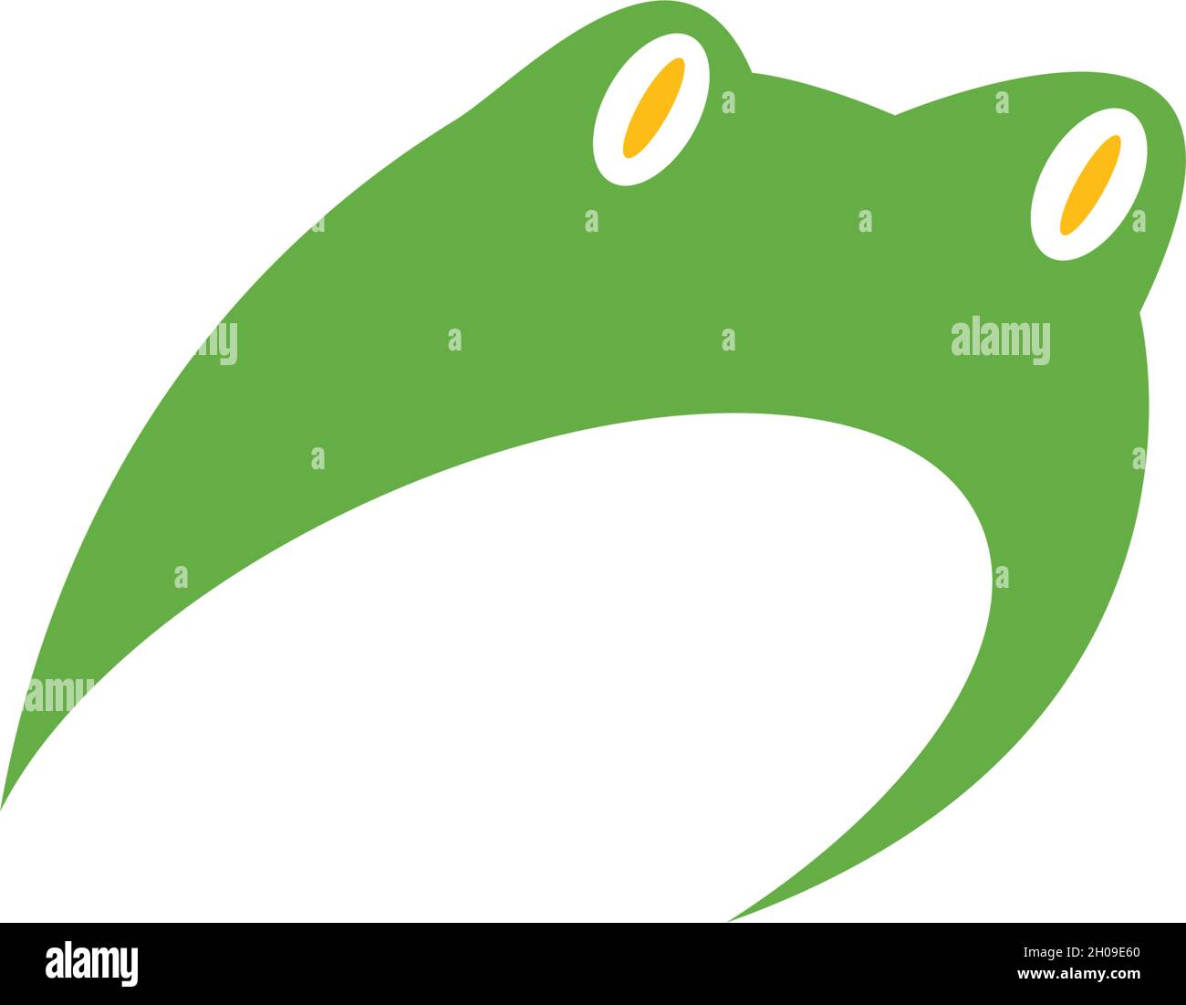 Frog Logo Template vector illustration Stock Vector