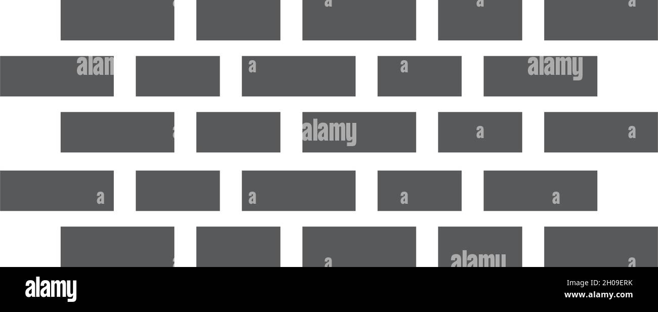 Brick wall logo vector ilustration design Stock Vector