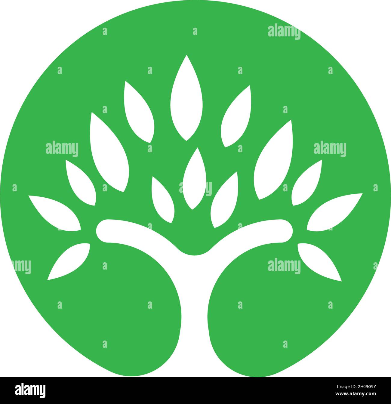 Tree logo template vector illustration Stock Vector Image & Art - Alamy