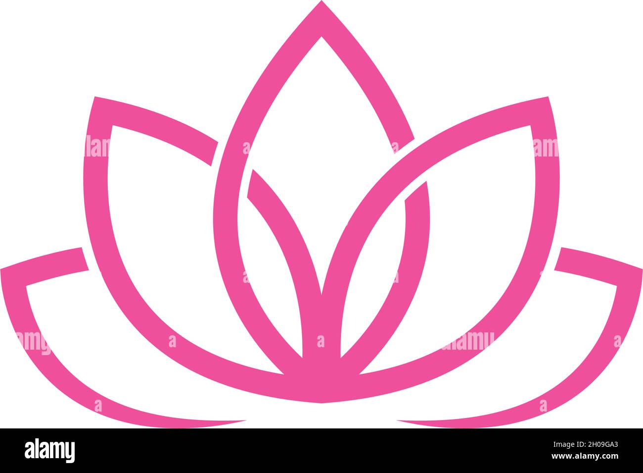 Lotus flowers logo Template icon Stock Vector Image & Art - Alamy