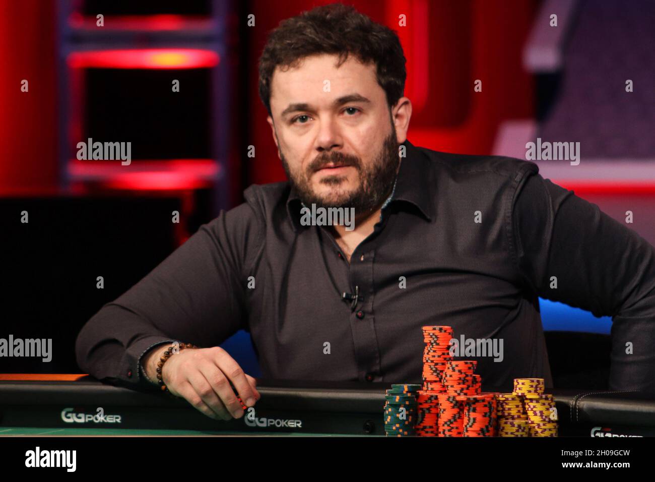 October 11, 2021, Las Vegas, Nevada, Las Vegas, NV, United States: LAS VEGAS,  NV - OCTOBER 11: Anthony Zinno during the WSOP 2021 - World Series of Poker  at RIO All-Suite Hotel