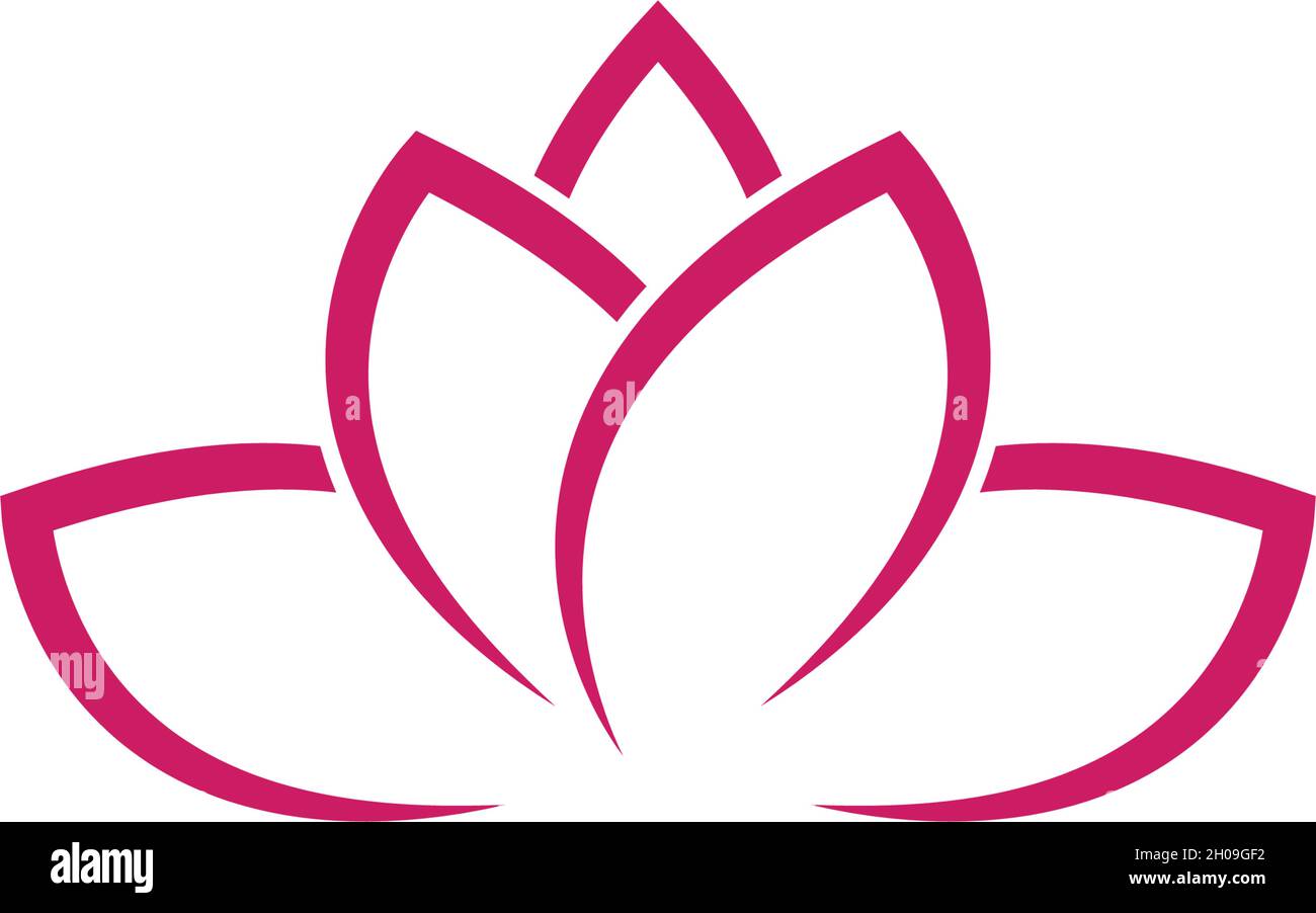 Lotus flowers logo Template icon Stock Vector Image & Art - Alamy