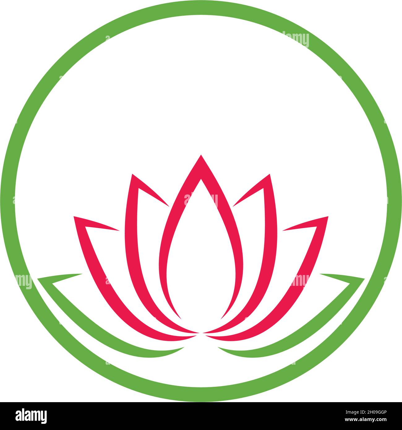 Lotus flowers logo Template icon Stock Vector Image & Art - Alamy
