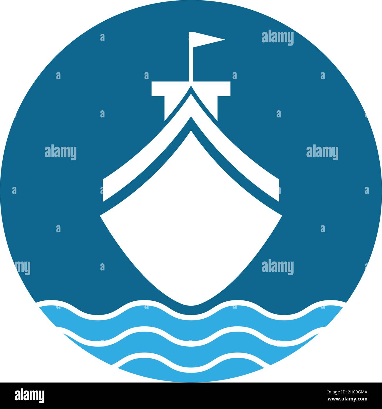 Ship Logo Template vector icon design Stock Vector Image & Art - Alamy