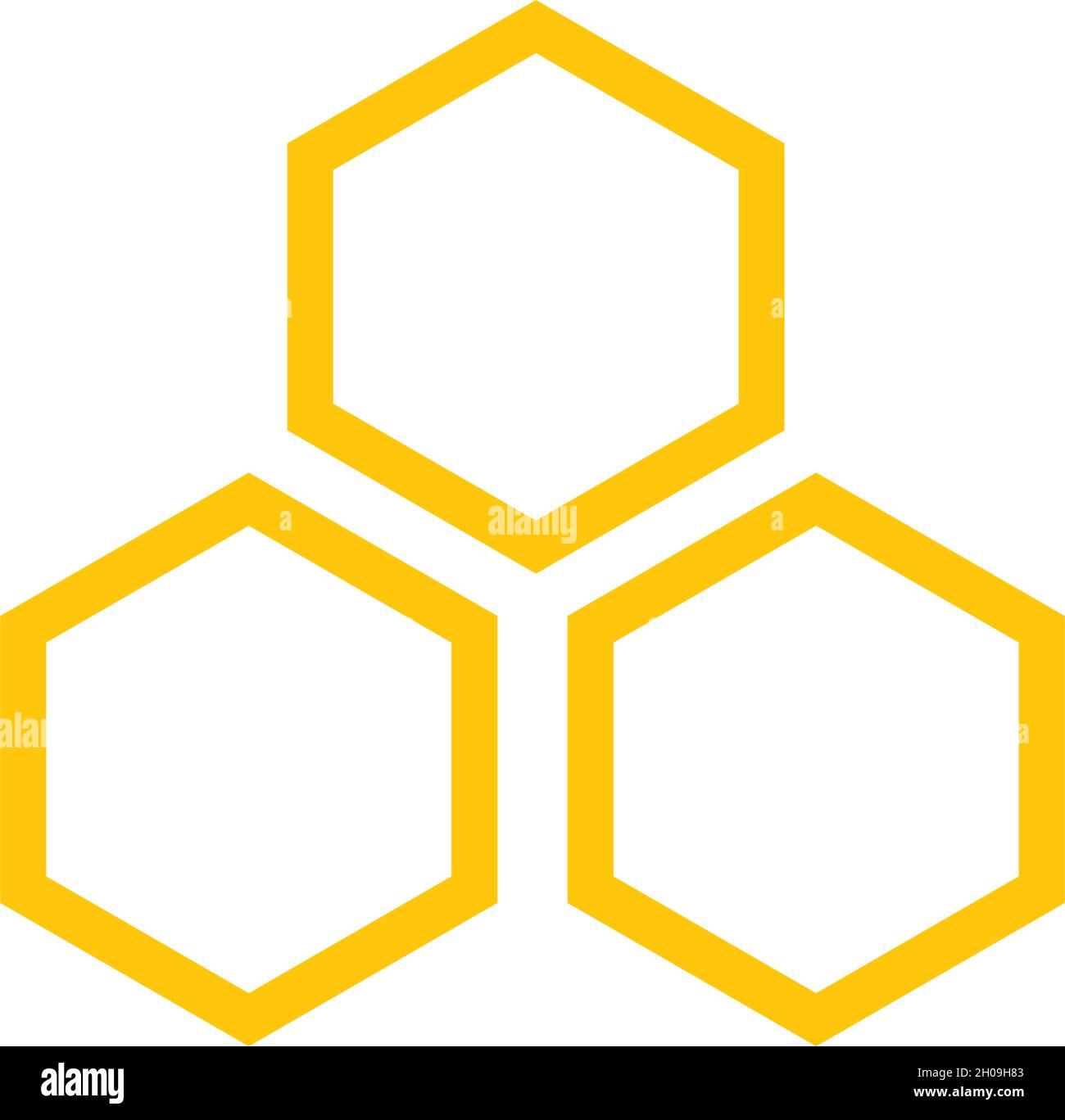 Honeycomb ilustration vector template Stock Vector Image & Art - Alamy