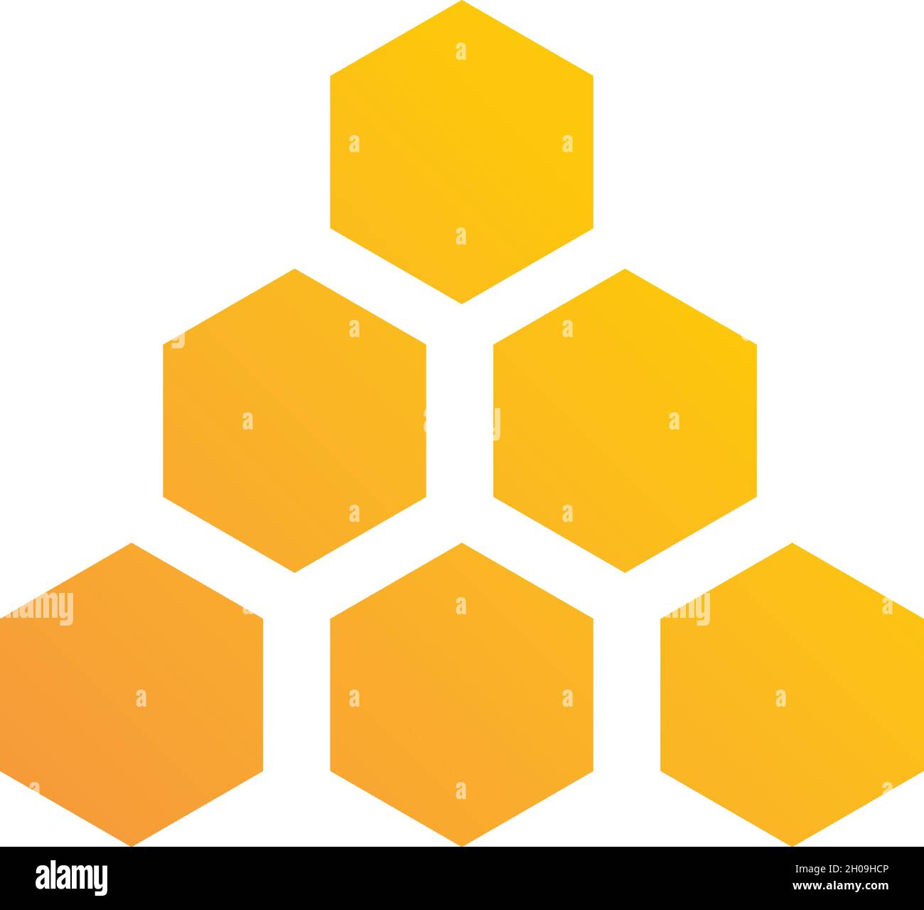 Honeycomb ilustration vector template Stock Vector Image & Art - Alamy