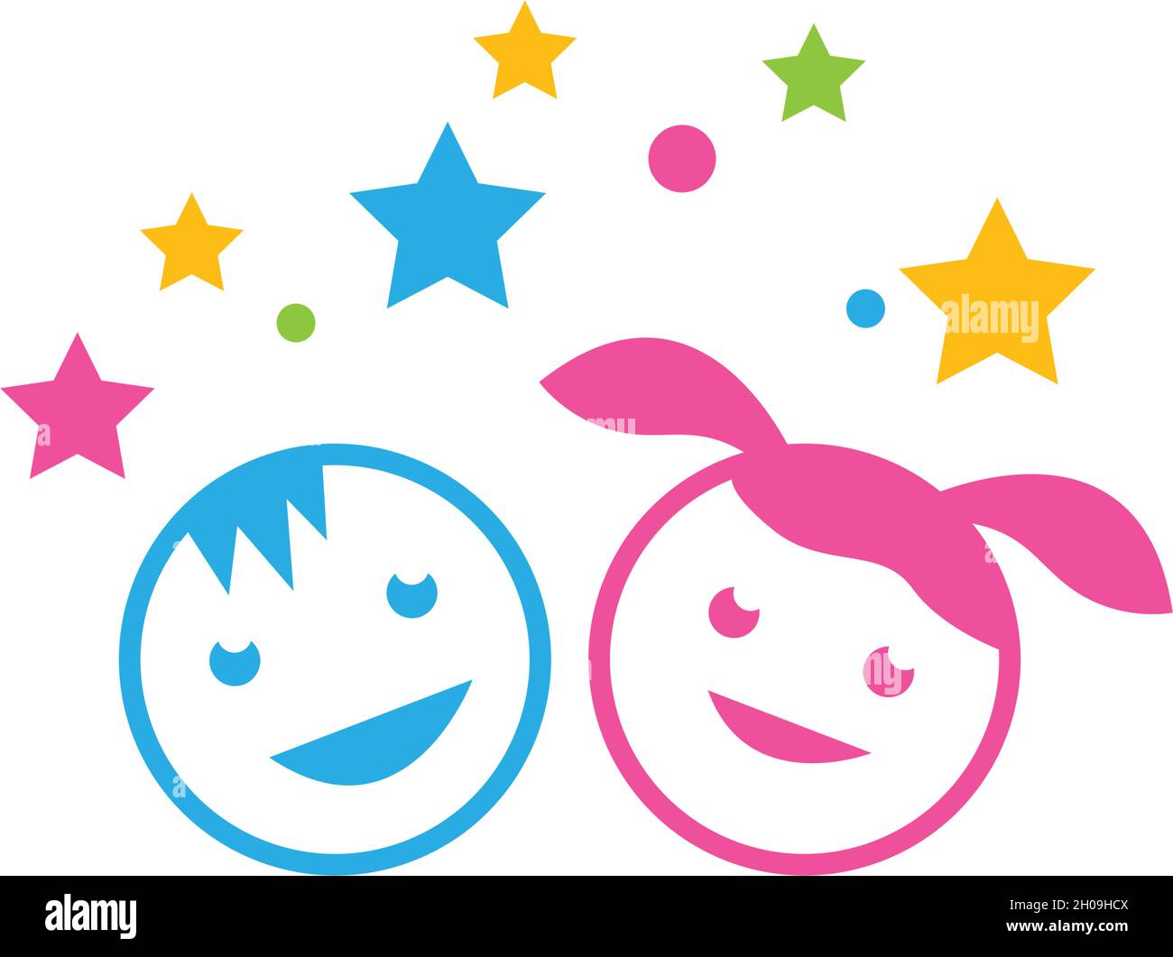 kids play logo vector template Stock Vector Image & Art - Alamy