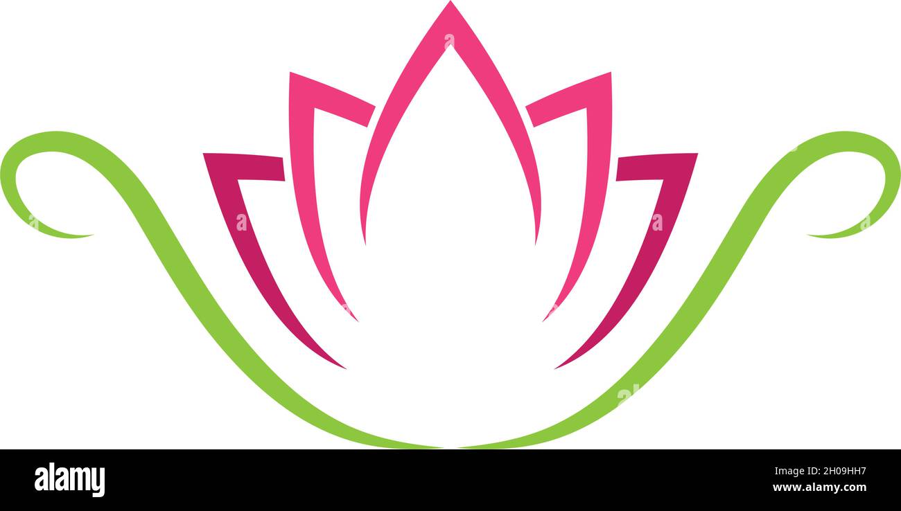 Beauty Vector Lotus flowers logo Template Stock Vector Image & Art - Alamy