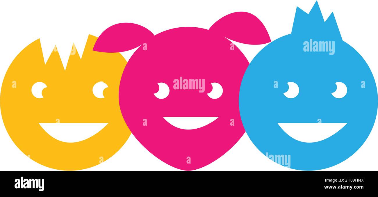 kids play logo vector template Stock Vector Image & Art - Alamy