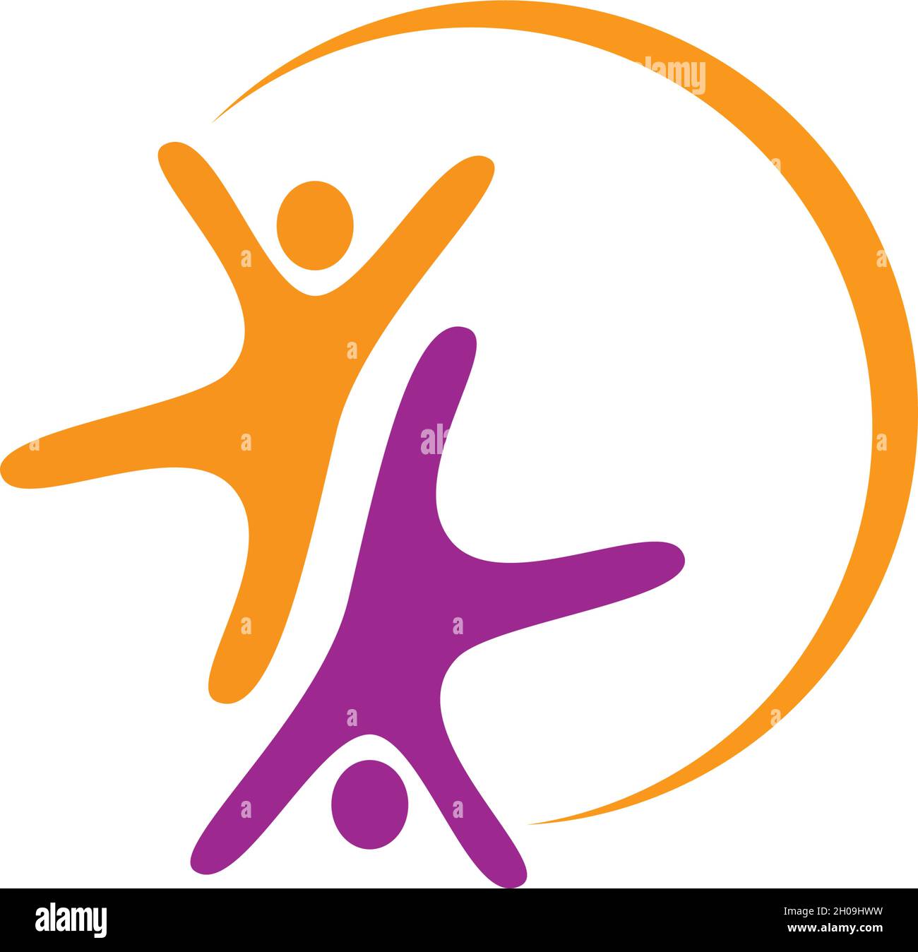 Community, network and social icon design template Stock Vector