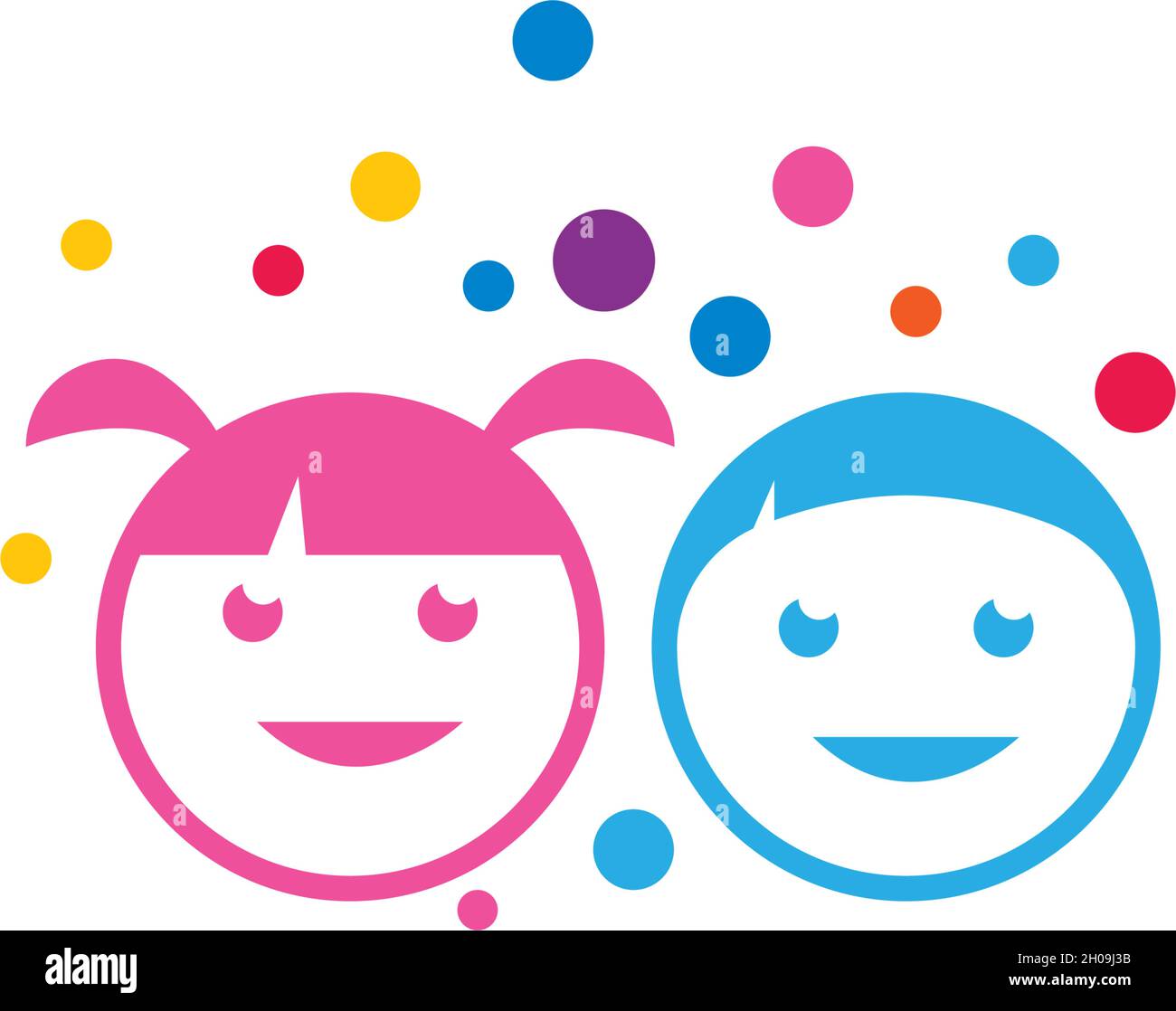 kids play logo vector template Stock Vector Image & Art - Alamy