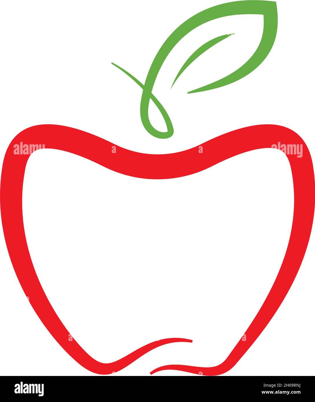 Healthy Apple logo vector illustration Stock Vector Image & Art - Alamy