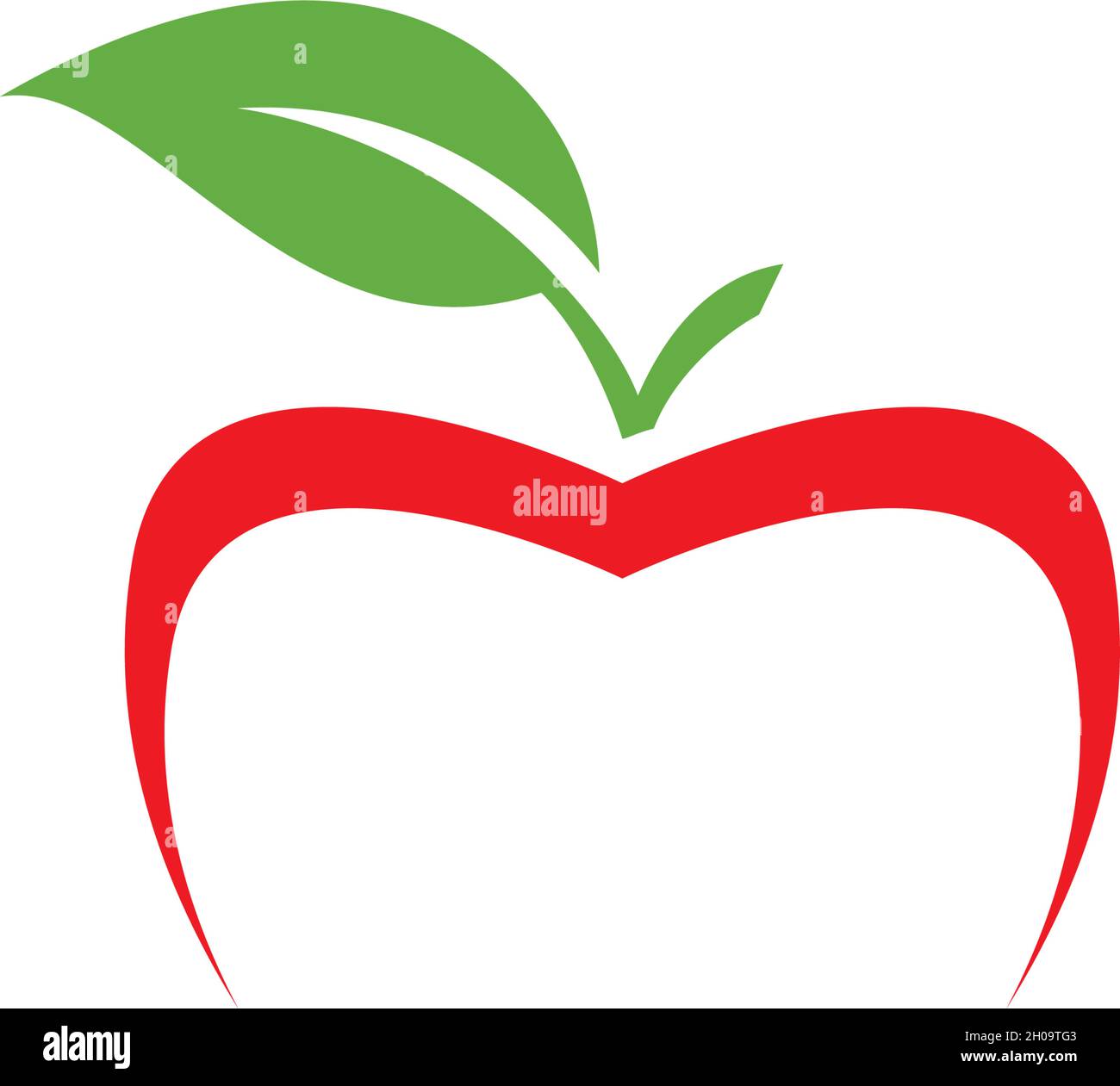 Healthy Apple logo vector illustration Stock Vector Image & Art - Alamy