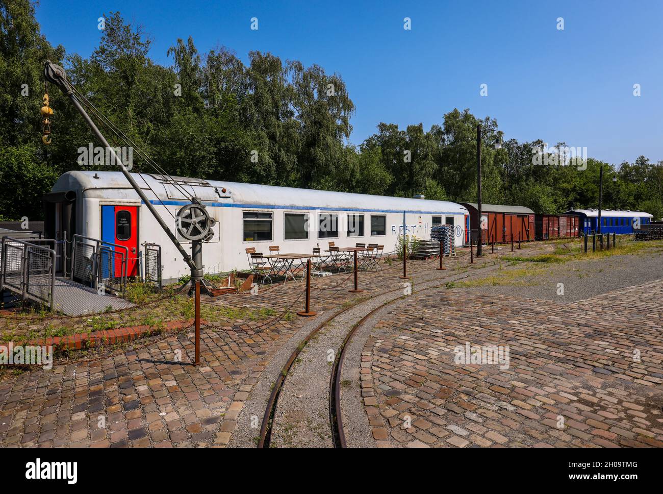 '23.07.2021, Germany, North Rhine-Westphalia, Witten - LWL Industrial Museum Nachtigall Colliery and Duenkelberg Brickworks in the Muttental on the Ru Stock Photo