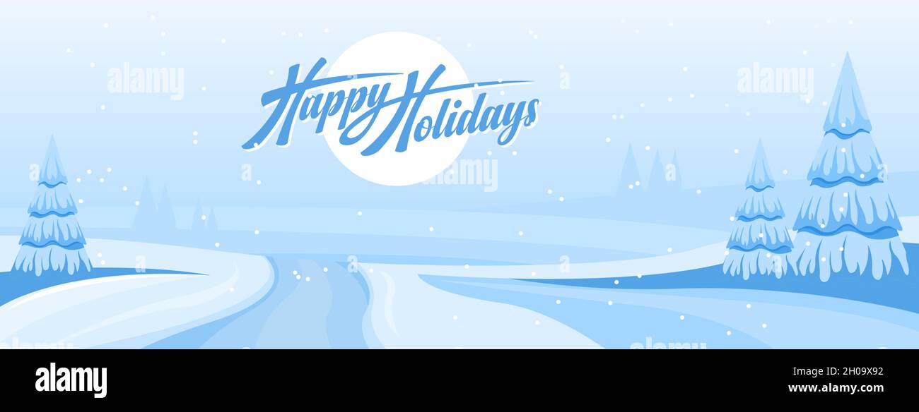 Abstract winter background Stock Vector