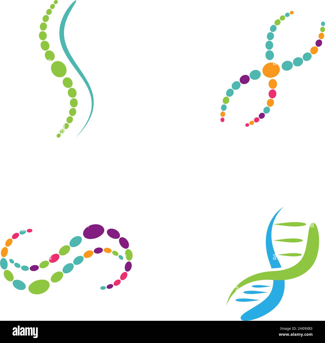 molecule logo vector icon template Stock Vector