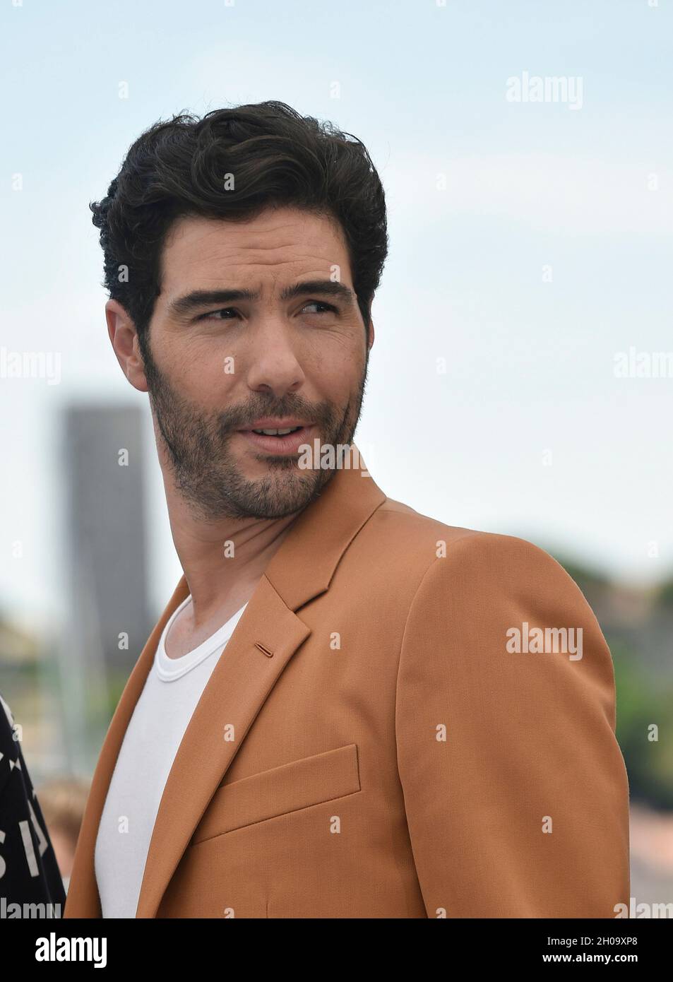 74th edition of the Cannes Film Festival: Tahar Rahim posing during a photocall with the official jury members of the Cannes Film Festival, on July 06 Stock Photo