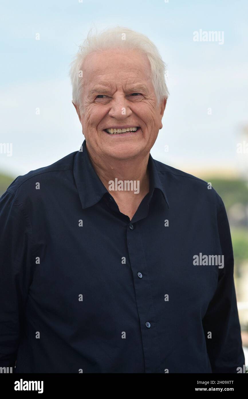 74th edition of the Cannes Film Festival: actor Andre Dussollier posing during the photocall for the film 'Everything Went Fine” (French: Tout s'est b Stock Photo