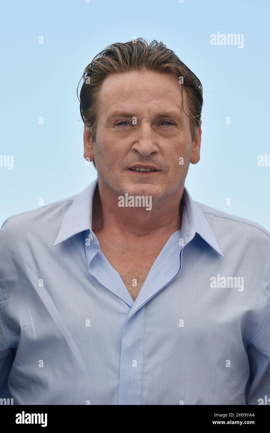 74th edition of the Cannes Film Festival: actor Benoit Magimel posing during a photocall for the film “De son vivant”, directed by Emmanuelle Bercot, Stock Photo