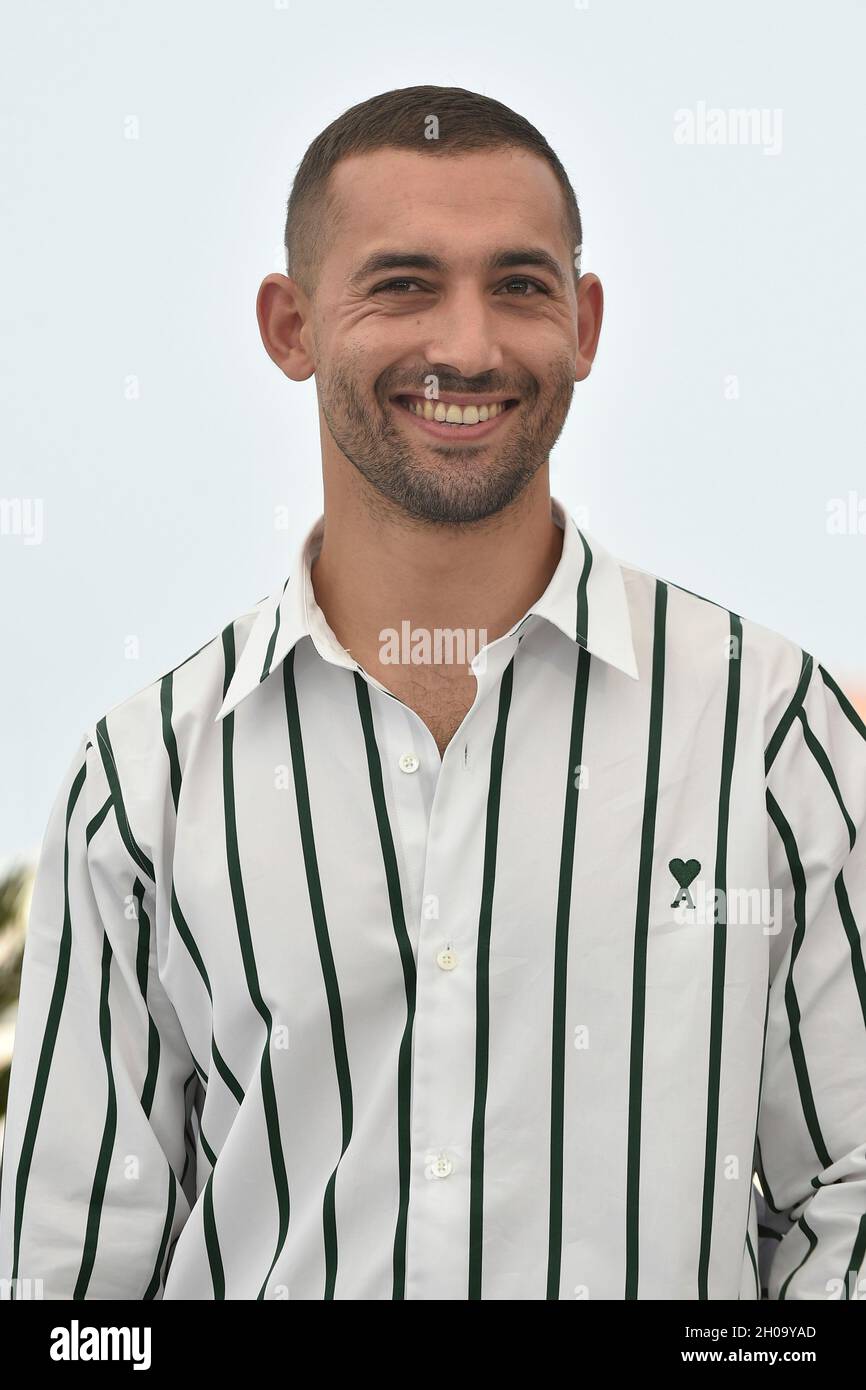74th edition of the Cannes Film Festival: actor Dali Benssalah posing during a photocall for the film ÒMy Brothers and IÓ (French: ÒMes freres et moiÓ Stock Photo