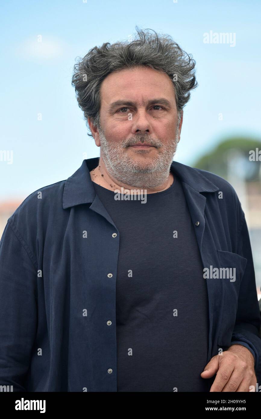 74th edition of the Cannes Film Festival: director Arnaud Larrieu posing during a photocall for the film “Tralala”, directed by the Larrieu brothers, Stock Photo
