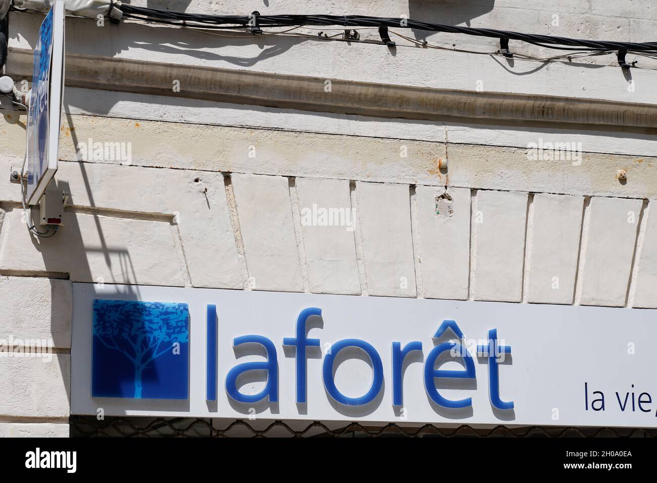 Bordeaux , Aquitaine France 07 25 2021 laforet sign and text logo