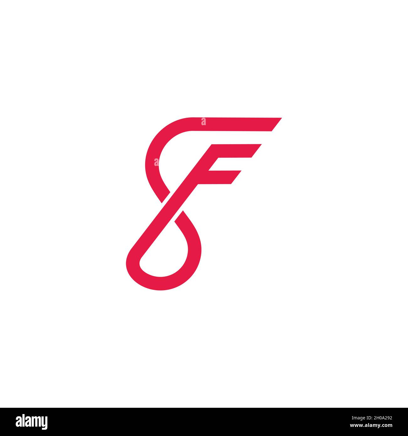 letter s motion fast geometric curves line design logo vector Stock Vector