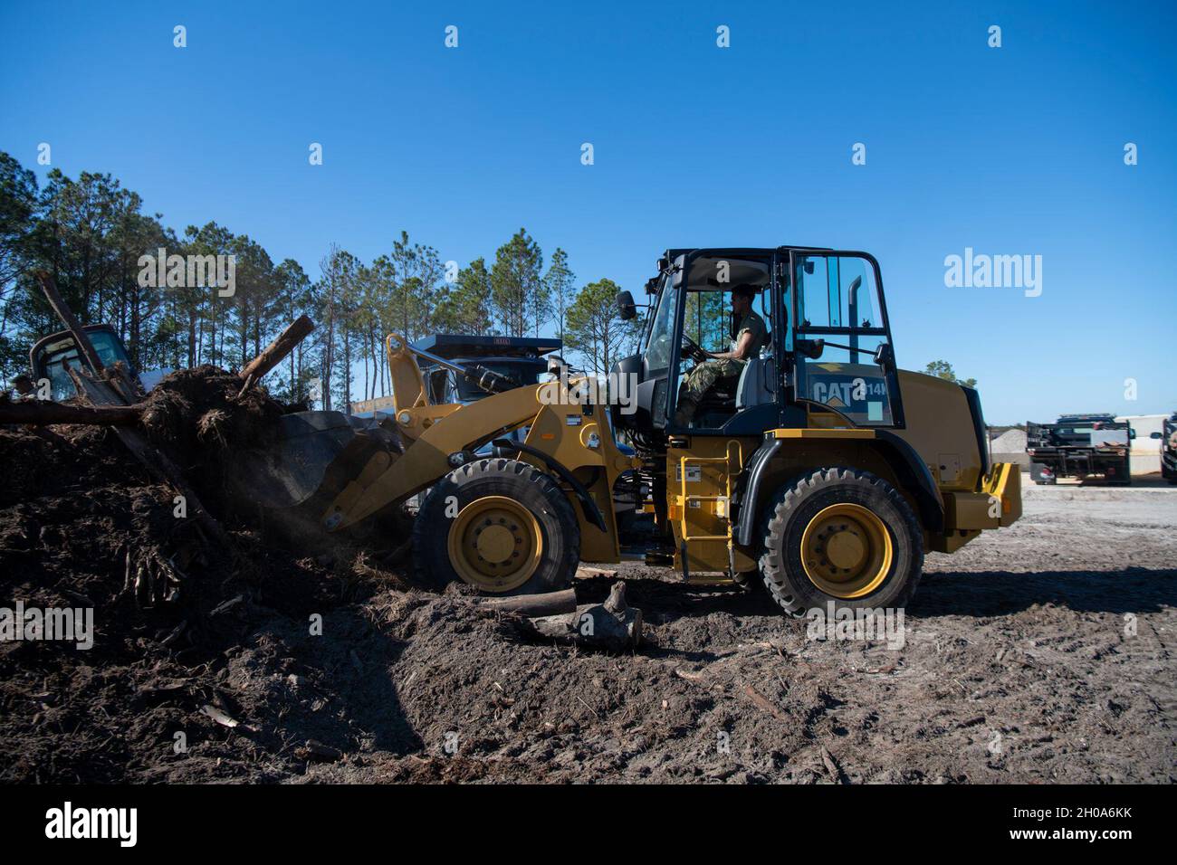 U.S. Air Force Airman 1st Class Anthony Lawson, a pavement and ...