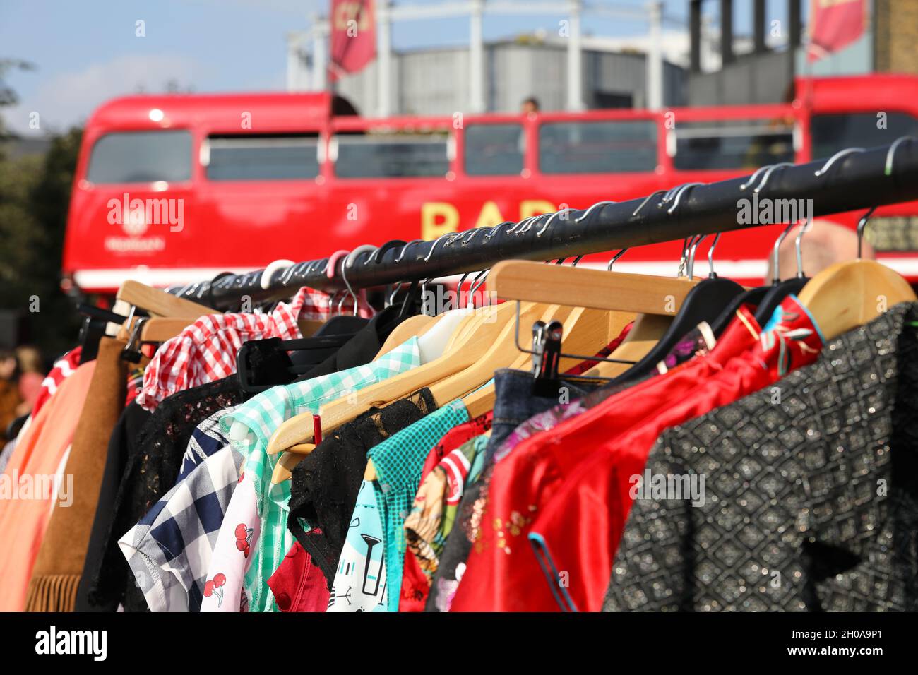 The colourful and fun Vintage Classic Car Boot sale at Granary Square