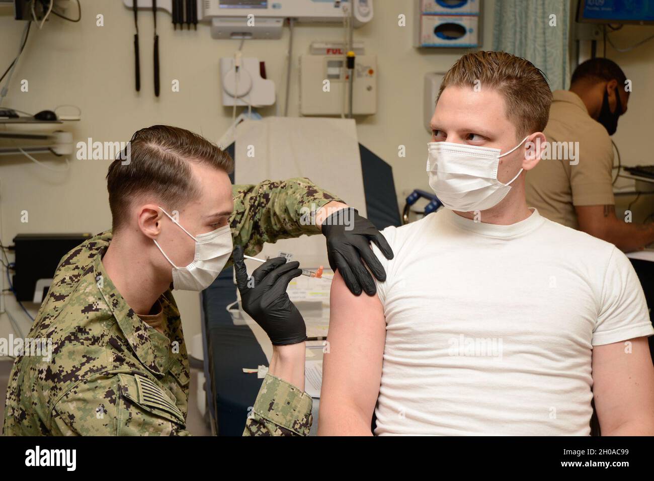 NORTH CHICAGO, Ill. (January 7, 2021) Hospitalman Shawn Yocum assigned