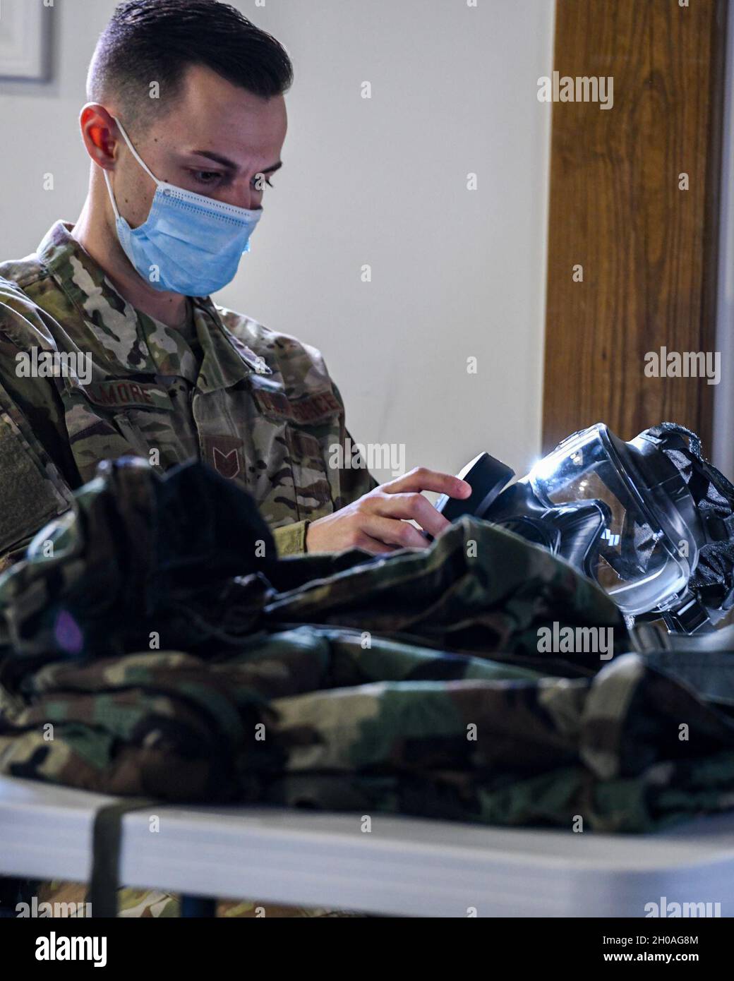 Tech. Sgt. Andrew Gilmore, a fireteam member assigned to the 910th ...