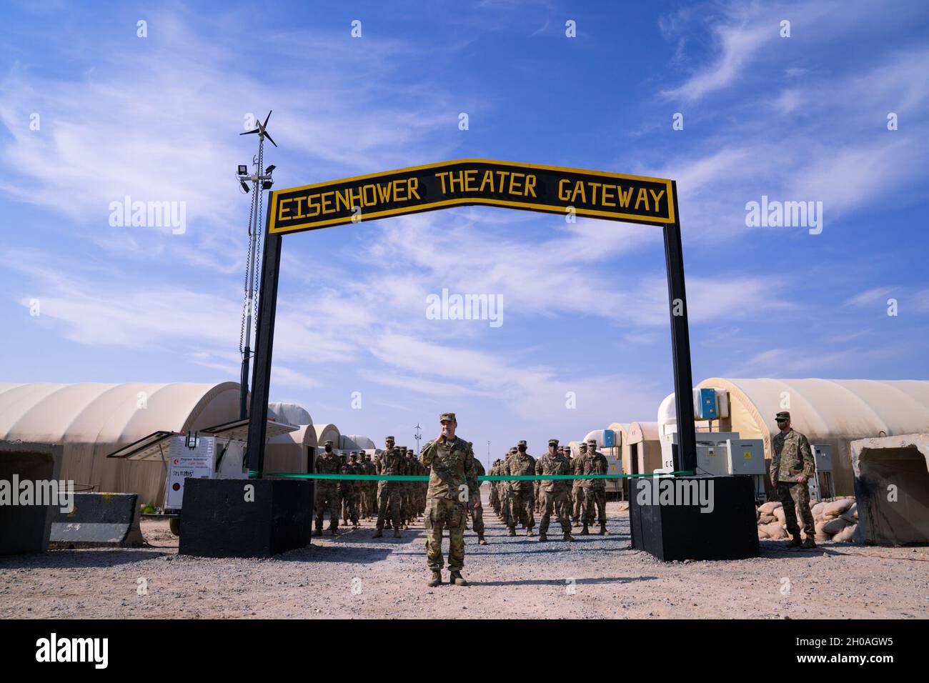 Col. Peter L. Gilbert, Brigade Commander of the 101st Division ...