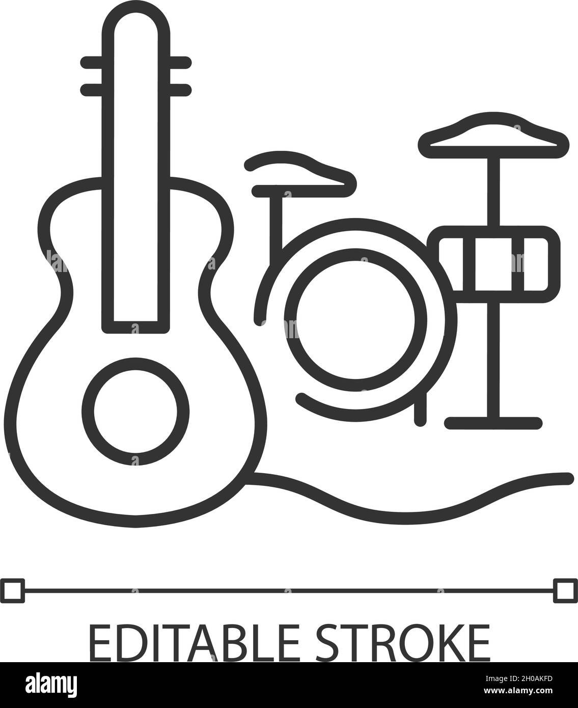 Musical talent linear icon Stock Vector Image & Art - Alamy