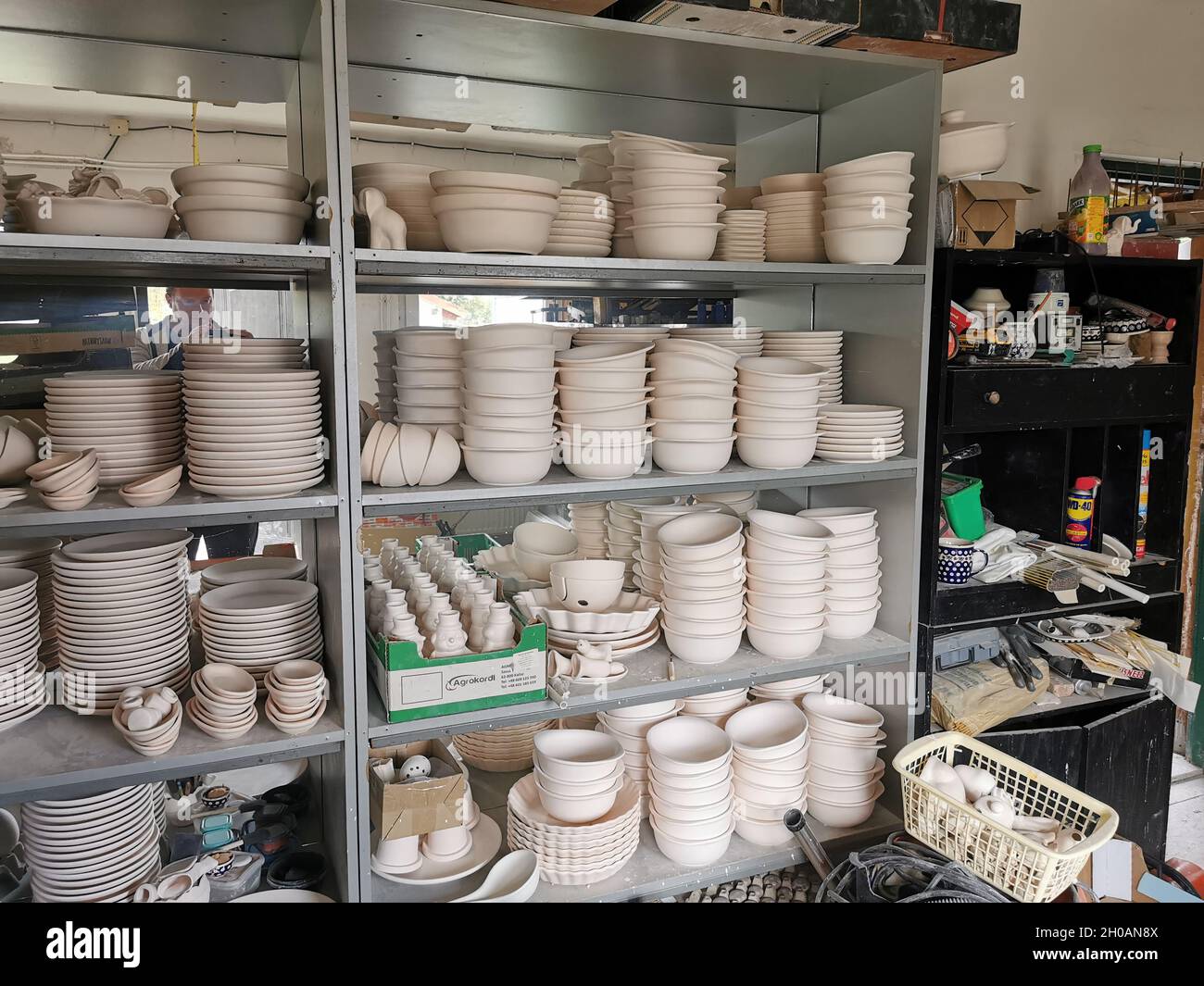Polish boleslawiec pottery hi-res stock photography and images - Alamy